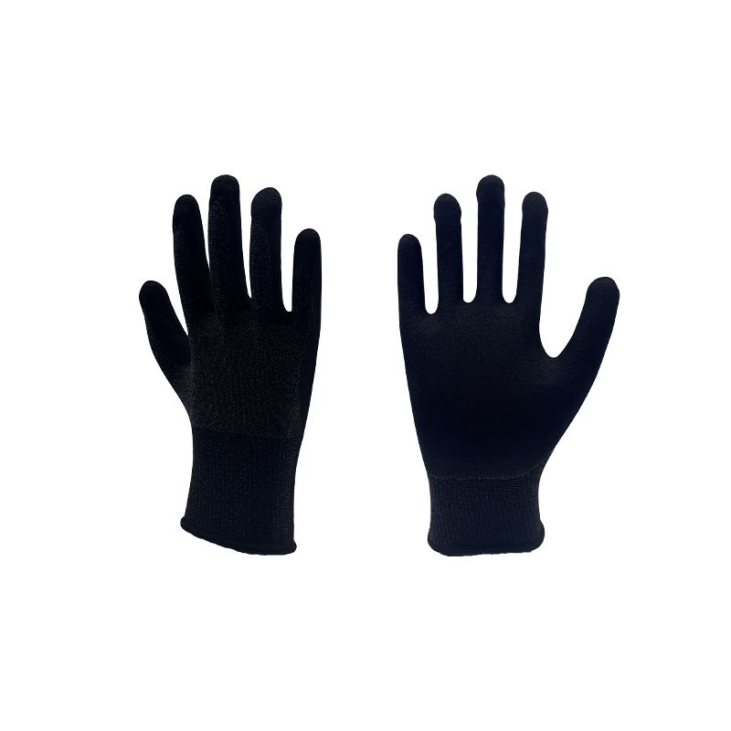 13 kalibre Nano Polyester Spandeks Nitril Buzlu Eldiven